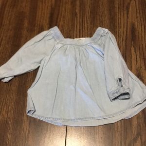 Toddler jean top